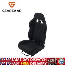 Racing Bucket Seat Large Car Seat & Runners Adjustable Breathable fit Cars Best