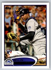 2012 Topps #184 Wilin Rosario RC Rookie Card Colorado Rockies. rookie card picture