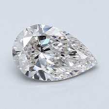 Natural Mined Diamond 1.01 CT Certified GIA Pear Cut Loose H color SI1 clarity 3792.08 per carat