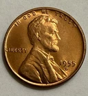 1955-D Lincoln Wheat Cent Penny BU Red UNC RD Denver Mint - No Reserve