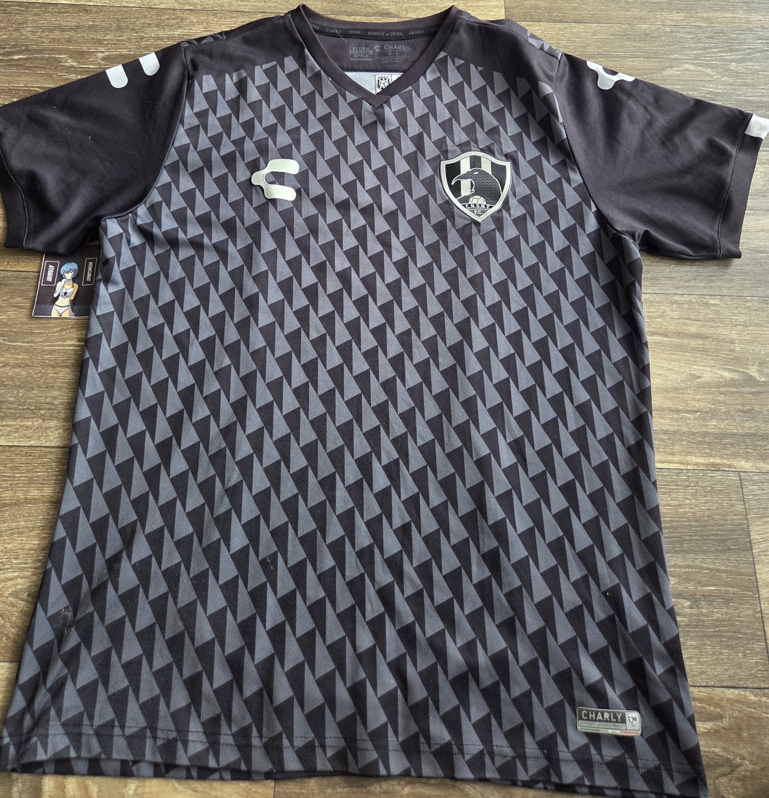 Charly Club de Cuervos 2019 Season 4 Futbol Soccer Jersey Mens Size Large