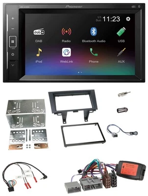 Pioneer DAB Lenkrad 2DIN Bluetooth USB Autoradio für Honda CRV 2007-2012 -17 Pin - Bild 1 von 4