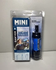 Sawyer MINI Water Filtration System Filters Up To 100,000 Gallons SP128 Sealed K