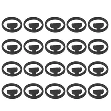 20 PCS Flashlight Charging Port Dust Plug Silicone Dust-proof Cover