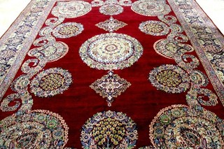10X13 MUSEUM MASTERPIECE ANTIQUE HAND KNOTED VEGETABLE DYE HQ RAVAR KERMANN RUG