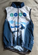 PRIMAL Windbreaker Sleeveless Cycling Vest Mens M Blue White
