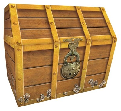 Cardboard Treasure Chest Teacher Created Resources TCR5048 Storage Box