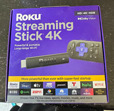 Roku Streaming Stick 4K 2160p Dolby Vision Long-Range Wi-Fi HDMI Dongle
