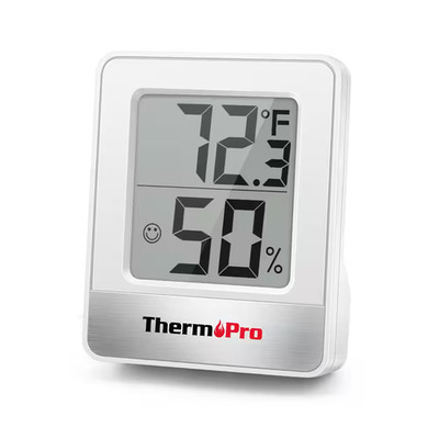 TP49W Indoor Thermometer Humidity Temperature Gauge Monitor Meter Hygrometer