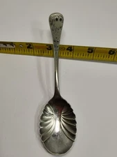 Antique 1880 Pairpoint Mfg. Co.  Silver-plated Myrtle Pattern Spoon