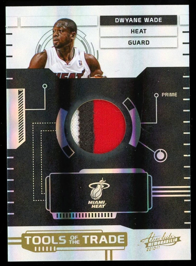 Panini Dwyane Wade Basketball Autographed Sports Trading Cards