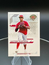 2025 Panini Prospect Edition #137 Victor Hurtado, Washington Nationals