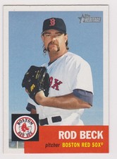 2002 Topps Heritage Rod Beck #3 Boston Red Sox NM or Better
