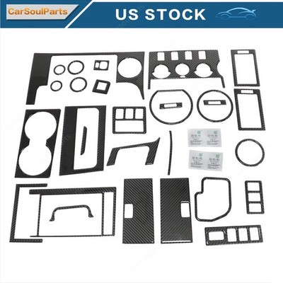 New 29× Carbon Fiber Interior Full Kit Cover Trim For Toyota Tundra 2007-2013 