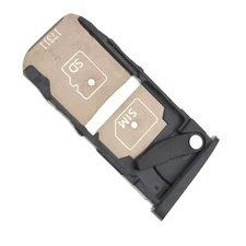 1Pc Black Mobile Micro SD SIM Card Tray Holder For Motorola Moto Z Force B