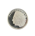 Liberty  Indian Head .999 Fine Pure Silver Bullion Round