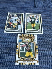 2025 Panini Donruss Rated Rookie Throwback Savion Williams + Watson & Musgrave 