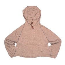 Lululemon Cropped Hoodie Heather Pink Size 10