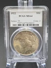 1922 Peace Silver Dollar PCGS MS64