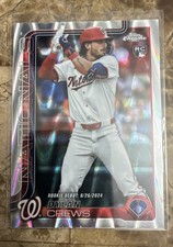 2025 Topps Chrome Update Series - Rookie Debut Dylan Crews #USC190 RayWave...
