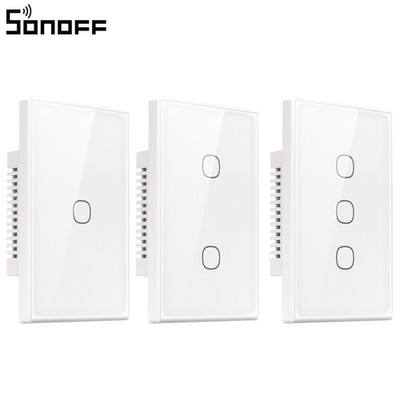 SONOFF TX Gen2 WiFi Switch Smart Touch Wall Switch 120 Type Night Switch Locator