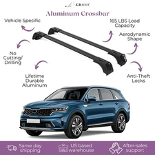 ERKUL roof rack cross bars Fits Kia Sorento 2021-2025 Fits Flush Rails OPEN-BOX