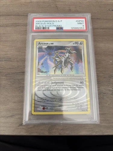 Pokémon TCG Arceus DP50 Holo Black Star Promos Card PSA 9