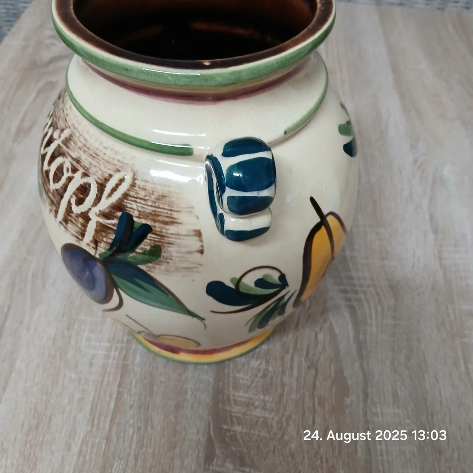 Alter Rumtopf-  Keramik,  West Germany- 1970er - Bild 4 von 4