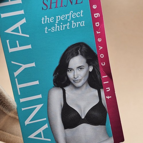 Nuevo Sujetador Vanity Fair Talla 38DD Body Shine Cobertura Completa Camiseta Sujetador 75298 Beige - Imagen 4 de 7