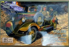 Polski Fiat 508/III Lazik Late Version WWII - IBG Models Kits 1:72 72008