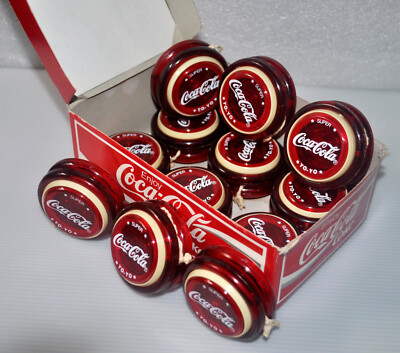 Coca-Cola Russell Yo-Yo ストリング付き VINTAGE COCA-COLA GENUINE RUSSELL CHAMPIONSHIP YO-YO MADE IN