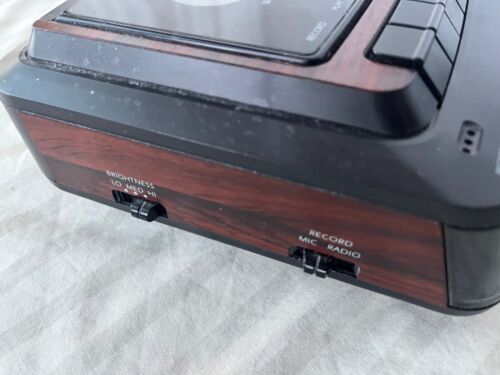 Vintage Radio GE Model 7-4966B FM/AM Clock Cassette Player Recorder - Picture 4 of 6