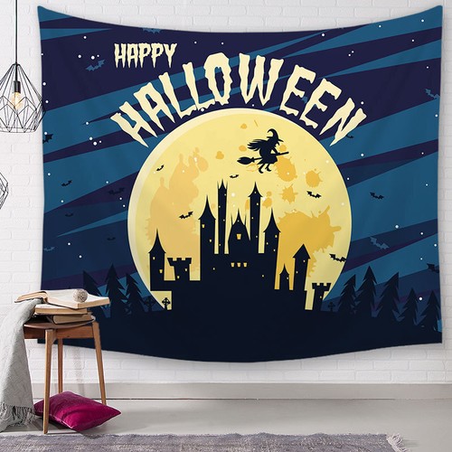 Halloween Background Cloth Simple Hanging Cloth Tapestry Background Cloth - Picture 44 of 47