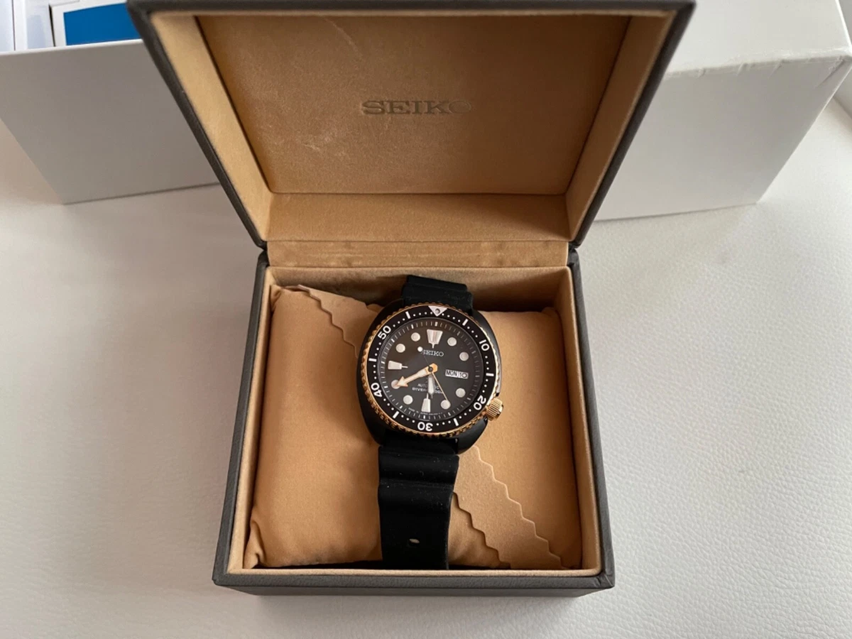 Seiko Prospex schwarzes Zifferblatt Herrenuhr - SBDY004
