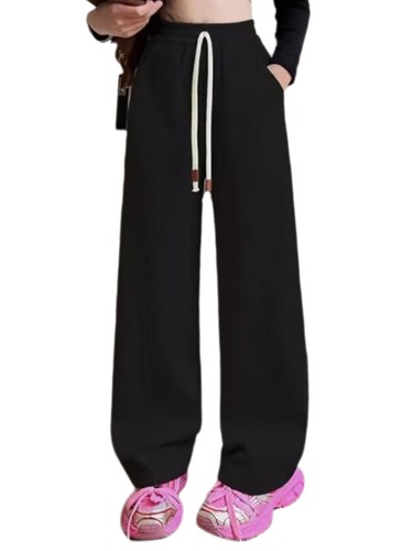 Kids Girls Sweatpants Straight Trousers Hiking Pants With Pockets Jogger Sport - Picture 7 of 25