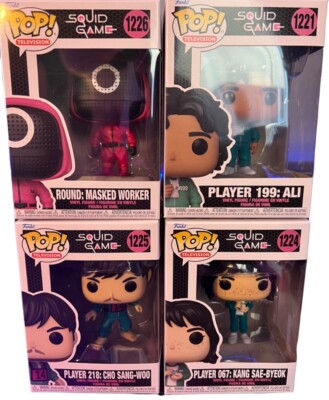 Funko Pop! TV Netflix Squid Game Player Masked Worker Set of