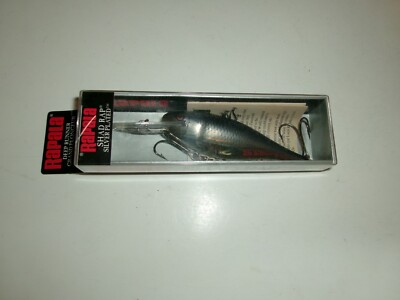 Ireland Rapala SR 9 SH Shiner Roach Shad Rap Lure Silver Plated - NIB