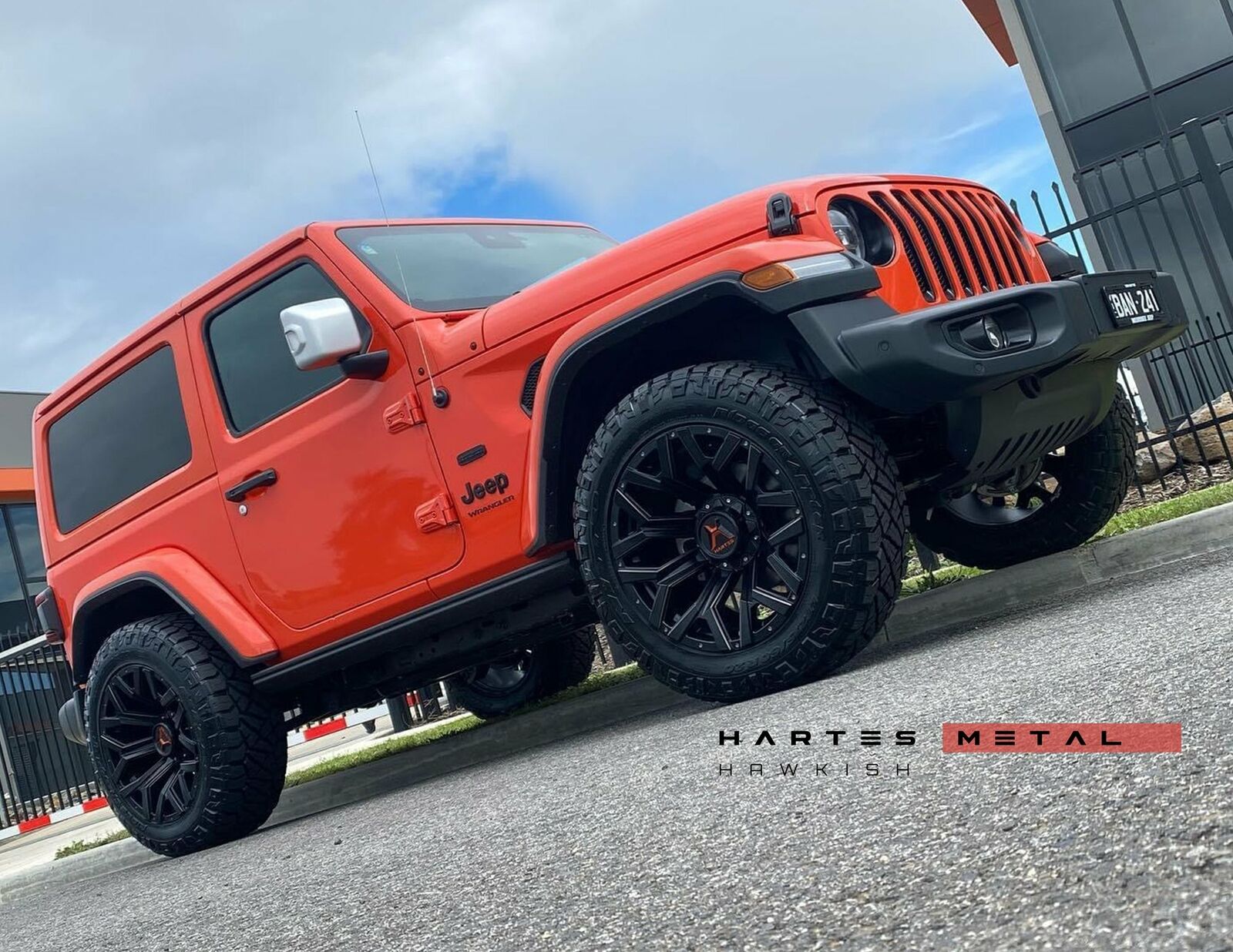 20 Inch Wheels Fits JEEP WRANGLER Rims HARTES METAL HAWKISH Gloss Black |  eBay