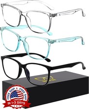 Gafas De Lectura Bloqueo Luz Azul Hombre Montura Anti Fatiga Visual UV NUEVO US