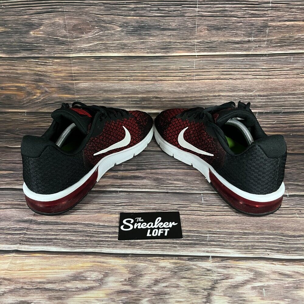 シューズ NIKE - NIKE AIR MAX SEQUENT2 Nike Air Max Sequent 2 Bred Men's Athletic Shoes Red Black