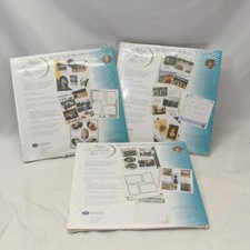 Creative Memories 12x12 White Scrapbook Pages 15 sheets 30 pages Lot of 3