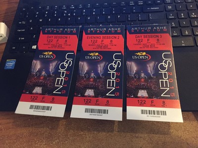 2015 US OPEN TENNIS TICKET STUBS PICK SESSION SERENA DJOKOVIC SERENA WILLIAMS