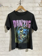 Vintage Danzig misfits t shirt how the gods kill grunge metal 1992 band tee