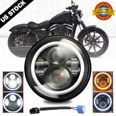 7" Inch 150W LED Headlight For Harley Davidson Street Glide - Foto 9