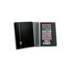 Classeur Perfecta grand modèle 64 pages noires pour timbres-poste.