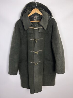Vintage Gloverall Duffle Coat Jacket Men's GB 46 Wool Vintage Gloverall Duffle Coat Jacket Men's GB 46 Wool