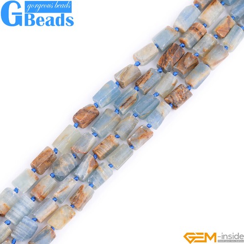 Natural Assorted Gemstone Faceted Tube Column Beads for Jewelry Making 8x12mm - Picture 107 of 192