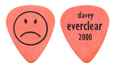 Everclear David Loprinzi Orange Gitarre Pick - 2000 Tour