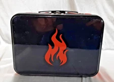 LEGION ICONIC FIRE TIN Storage Lunchbox Game Case Card Box Holder Mana MTG RED