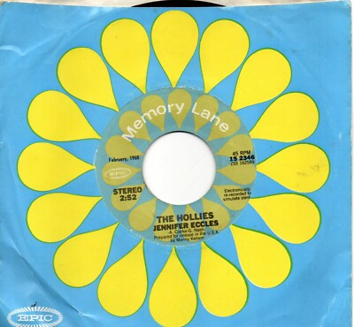 Hollies (The):Jennifer Eccles/The air that I breathe:US Memory Lane:Re-Issue